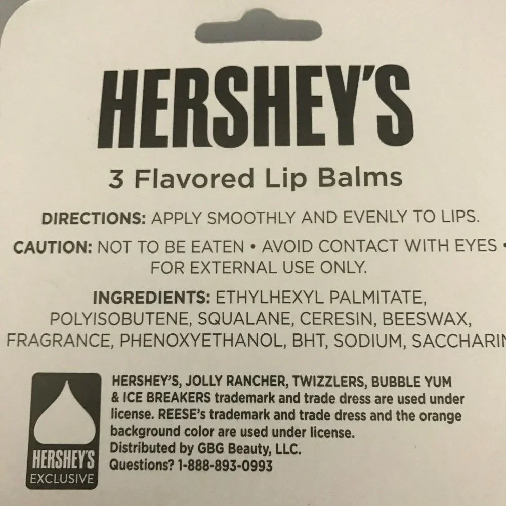 Hersheys Reeses Ice Breakers Flavored Lip Balm Set Chapped Chap Stick